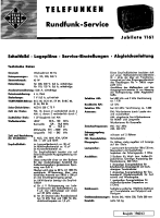 Telefunken Jubilate-1161-Service-Manual